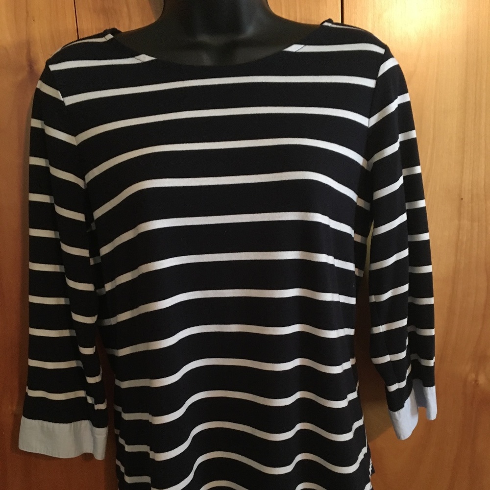 The Limited Navy striped top